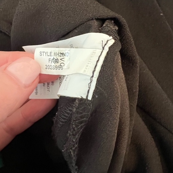 J Crew Drapey Crepe Faux Wrap Top in Black Size 12 - Picture 4 of 6